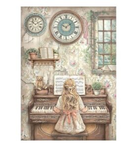 Symphony – Printed A4 Rice paper for Art and Craft – Piano