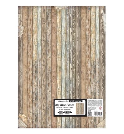 Symphony – Printed Rice paper for Art and Craft cm 50×70 – Wood pattern