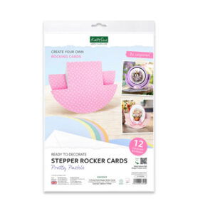 Katy Sue Designs Stepper Rocker kaarten en enveloppen, Pretty Pastels