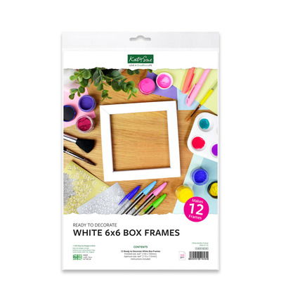 Katy Sue Designs Box frames, wit 6×6