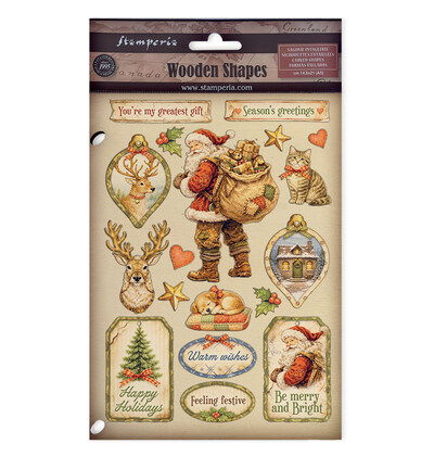 Silent Night – Printed decorative Wooden shape for Art and Craft