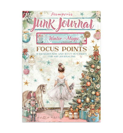 Winter Magic – Printed Art Junk Journal Focus Points for Art and Craft A5