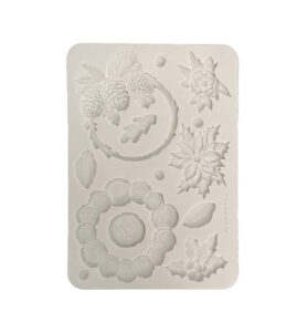 Christmas Embellishments – Silicon mould Designs A5 for Art and Craft – Christmas garlands