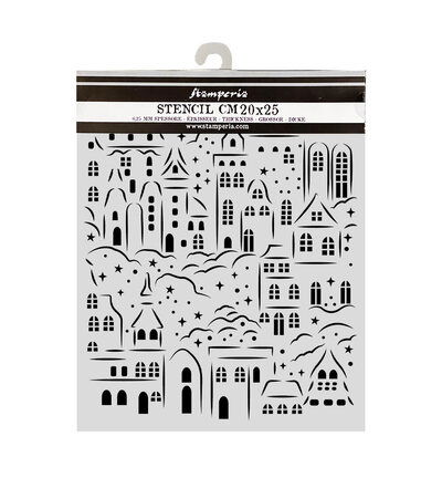 Christmas Embellishments – Cut laser stencil for Art and Craft – Christmas village