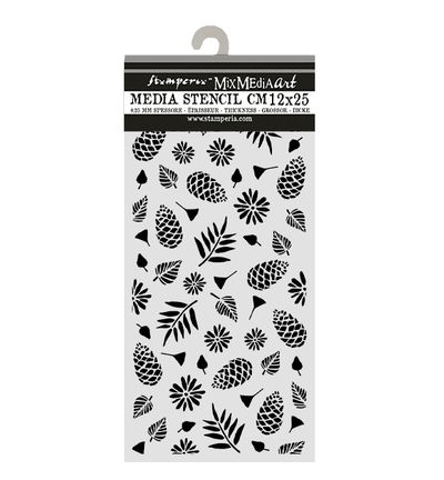 Christmas Embellishments – Cut laser stencil for Art and Craft – Christmas pinecones pattern
