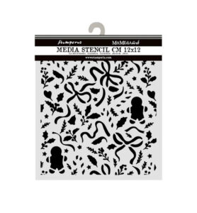 Christmas Embellishments – Cut laser stencil for Art and Craft – Christmas ribbons and gingerbread