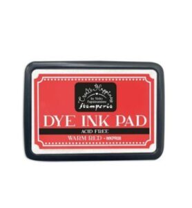 Stamperia – Create Happiness Dye Ink pad – Warm Red