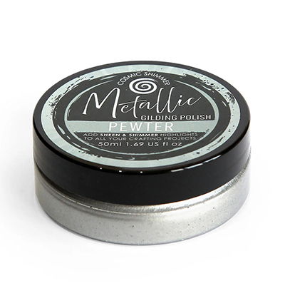 Cosmic Shimmer Metallic Gilding Polish – Pewter
