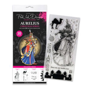 Pink Ink Designs – Aurelius – Christmas King, DL Stamp Set