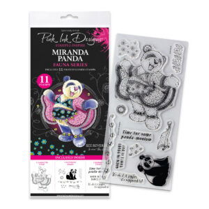 Pink Ink Designs – Miranda Panda, DL Stamp Set