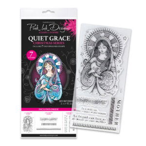 Pink Ink Designs – Quiet Grace – Christmas Mother Mary, DL Stamp Set