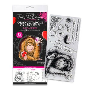 Pink Ink Designs – Orangutangle Orangutan, DL Stamp Set