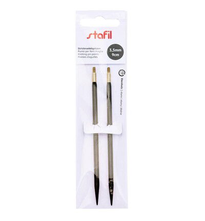 Interchangeable knitting needle tips ebony Ø8.0mm
