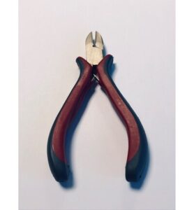 Hobby pliers: diagonal cutter, 12,5cm, black/red