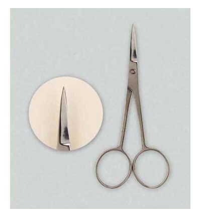 Stainless steel scissors, straight tip