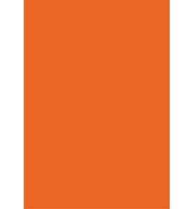 EVA Foam Sheets 2mm 22x30cm Orange 10pcs