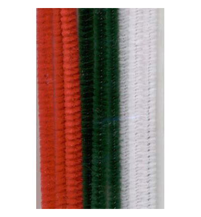Chenille Set Christmas 50cm x 6mm 9pcs