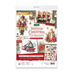 Katy Sue Designs Nostalgic Christmas Decoupage Collection, pack of 10
