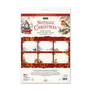 Katy Sue Designs Nostalgic Christmas Insert Papers, 18 sheets