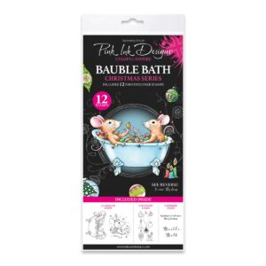 Pink Ink Designs – Bauble Bath, DL Stamp Set