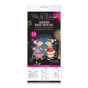 Pink Ink Designs – Merry Kiss-Mouse, DL Stamp Set