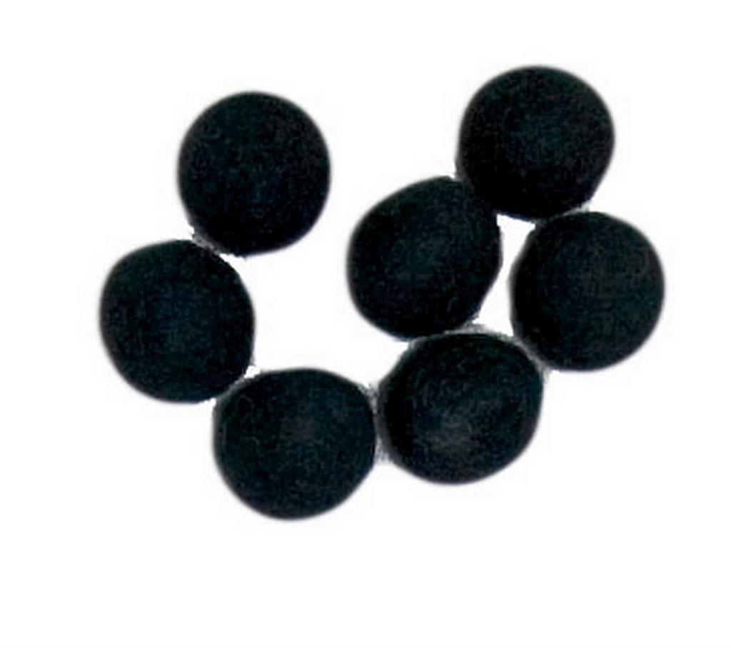 Felt balls natural Ø 10mm x50, Black