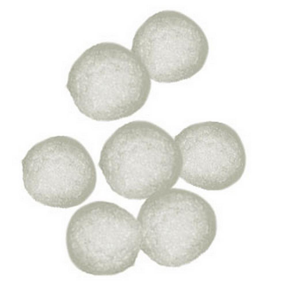 Felt balls natural Ø 10mm x50, Cream