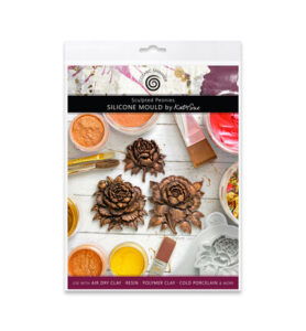 Cosmic Shimmer Sculpted Peonies Silicone Mould