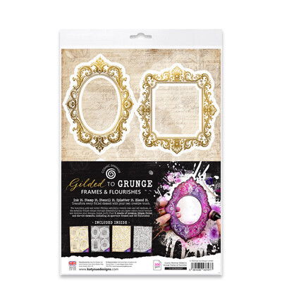 Cosmic Shimmer Gilded to Grunge Frames & Flourishes