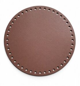 Fondo della borsa Ø 18 cm marrone