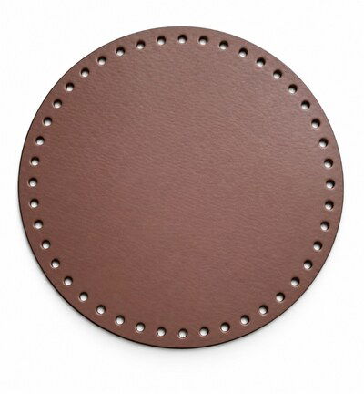 Bag bottom Ø 18 cm brown
