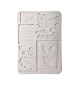Flowers and Poems – Silicon mould Designs A5 for Art and Craft