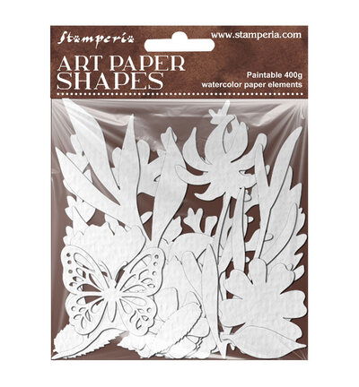 Flowers and Poems – Art Paper Shapes laser cut