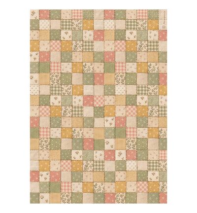 Cozy Family – Printed A4 Rice paper for Art and Craft – Fabric
