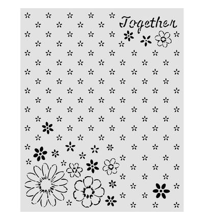 Cozy Family – Cut laser stencil for Art and Craft – Together pattern