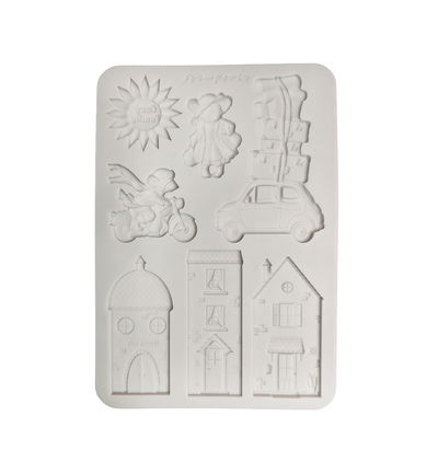 Cozy Family – Silicon mould Designs A5 for Art and Craft – Birds