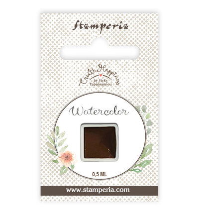 Stamperia – Create Happiness aquarel refill 0,5 ml – Brown