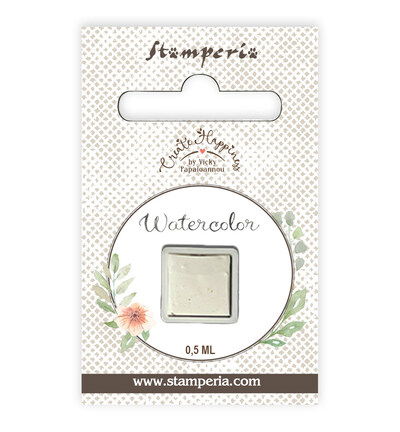 Stamperia – Create Happiness aquarel refill 0,5 ml – White