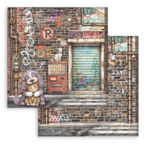 Furry Friends 2 – 12”x12” (30.5cmX30.5cm) Double sided printed sheet – Furry Friends 2 Street Art do