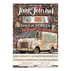 Furry Friends 2 – Printed Art Junk Journal Focus Points for Art and Craft A5
