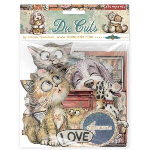 Furry Friends 2 – Printed decorative Die cuts for Art and Craft
