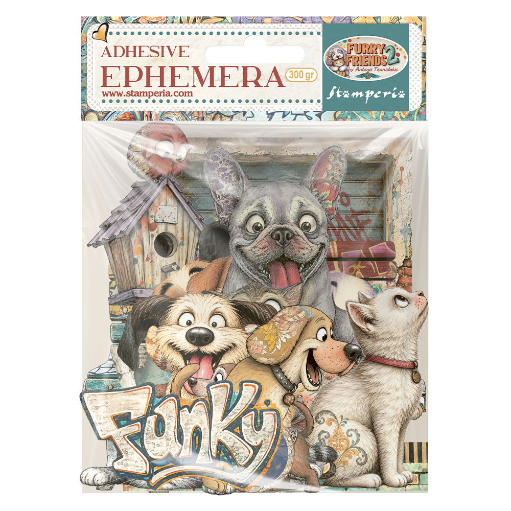 Furry Friends 2 – Printed Decorative Ephemera for Art and Craft