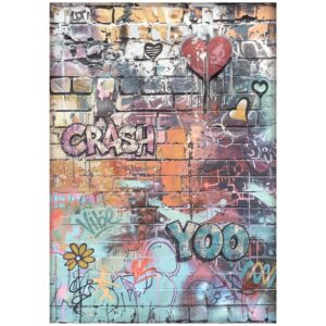 Furry Friends 2 – Printed A4 Rice paper for Art and Craft – Furry Friends 2 graffiti