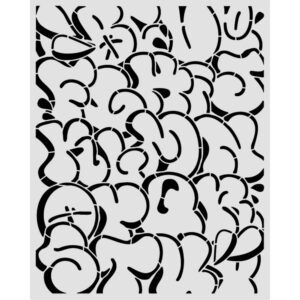 Furry Friends 2 – Cut laser stencil for Art and Craft cm 20X25 – Furry Friends 2 pop art pattern