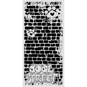 Furry Friends 2 – Cut laser stencil for Art and Craft cm 12X25 – Furry Friends 2 Cool Street bricks