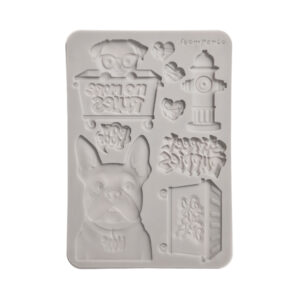 Furry Friends 2 – Silicon mould Designs A5 for Art and Craft – Furry Friends 2 dogs