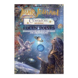 Cosmos – Printed Art Junk Journal Focus Points for Art and Craft A5
