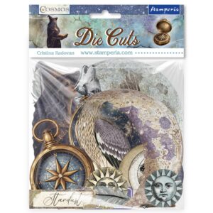 Cosmos – Printed decorative Die cuts for Art and Craft