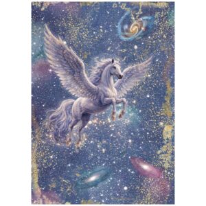 Cosmos – Printed A4 Rice paper for Art and Craft – Cosmos Pegasus