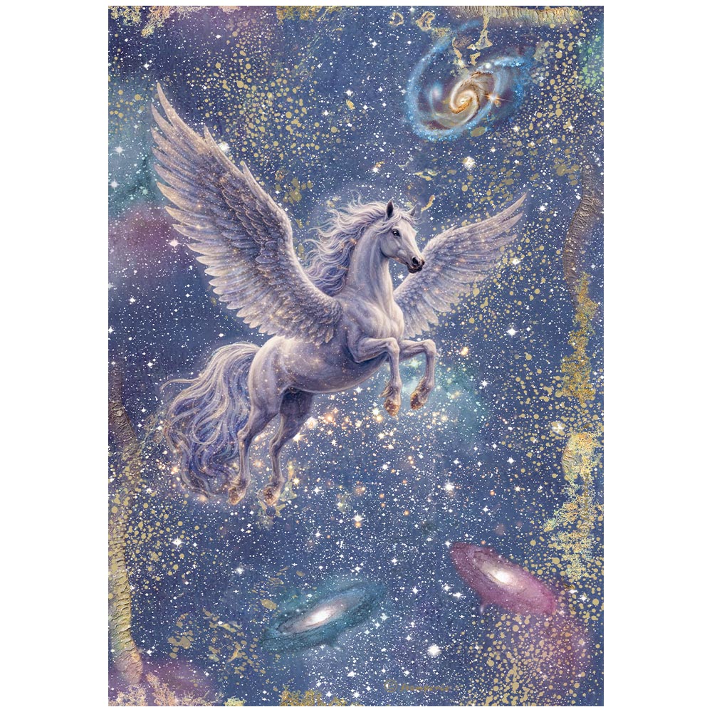 Cosmos – Printed A4 Rice paper for Art and Craft – Cosmos Pegasus